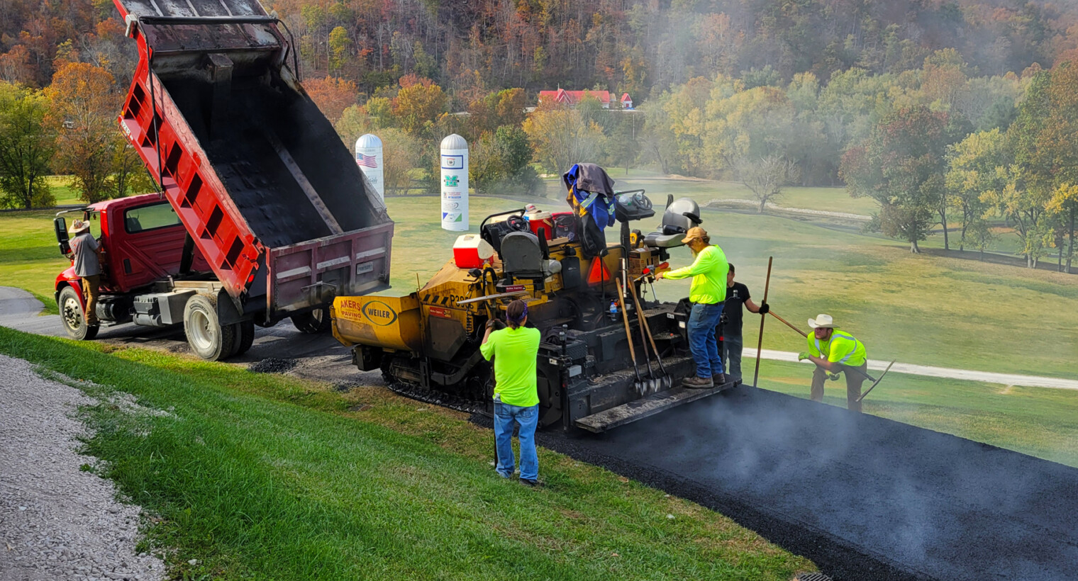 Creekside Cart Paths Getting Blacktop Upgrade!